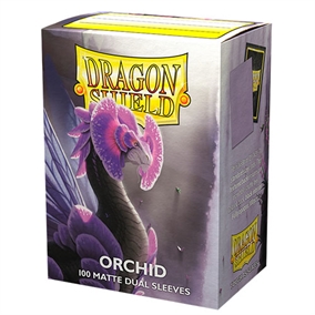 Dragon Shield - Matte Dual Orchid Sleeves - Standard Sleeves (100 stk) - Plastiklommer